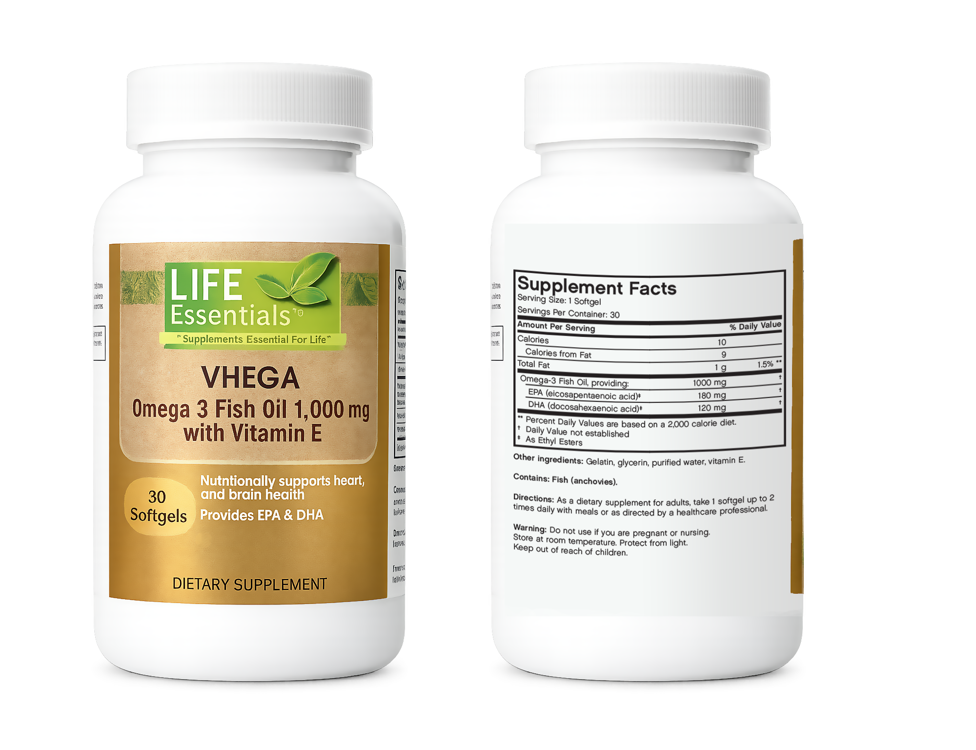 VHEGA OMEGA-3 Fish Oil
